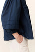 Leon & Harper blouse chimi pleat black iris